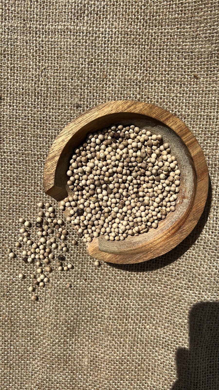 Poivre blanc en grain